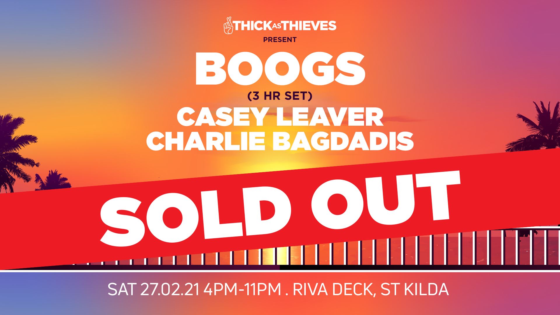 Thick As Thieves present BOOGS (3 hr set)
